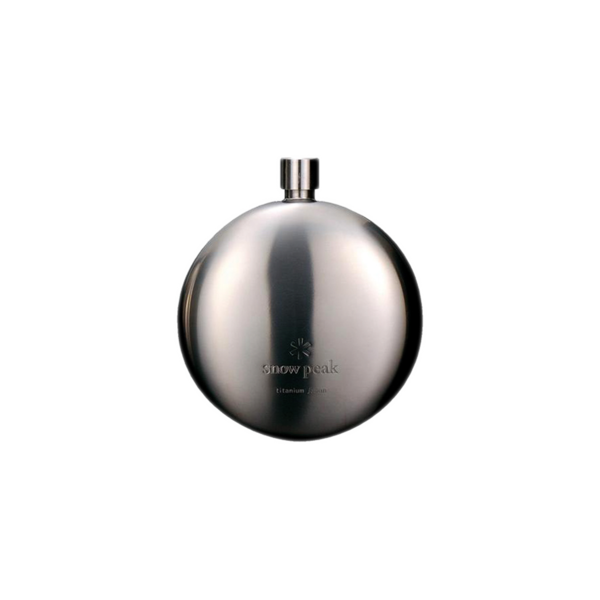 Titanium Curved Flask, Titanium Titanium Curved Flask, Titanium