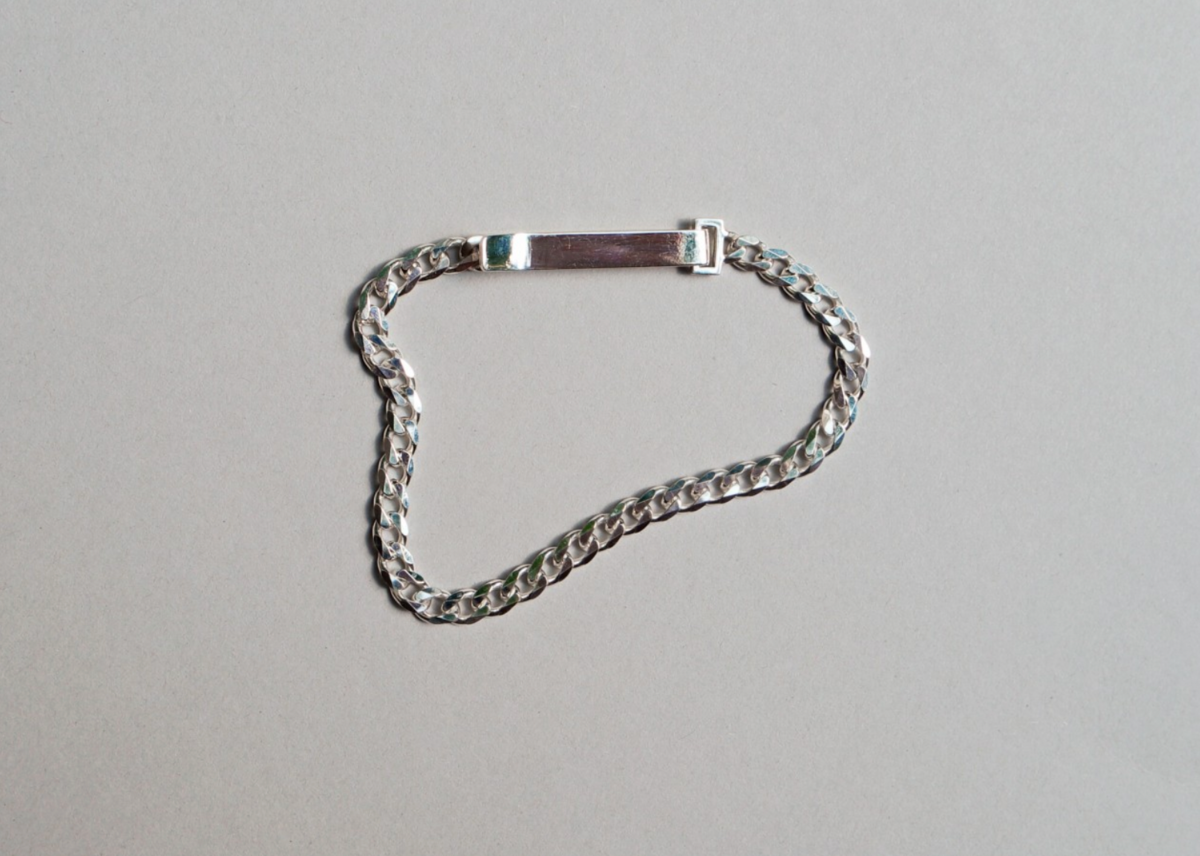 Saskia Diez Grand ID Narrow Bracelet - Sterling Silver - Image 2 of 2