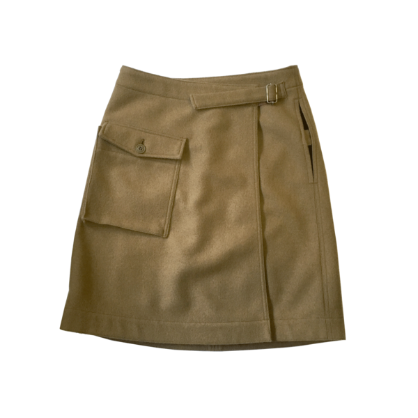 Woolrich x Westerlind Wrap Skirt, Camel Woolrich x Westerlind Wrap Skirt, Camel