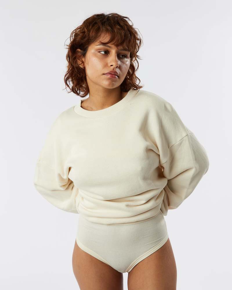 Baserange Heart High Waist Bell Pants - Undyed