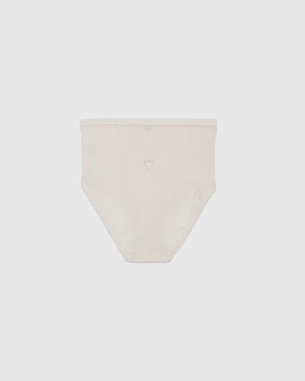 Baserange Heart High Waist Bell Pants - Undyed