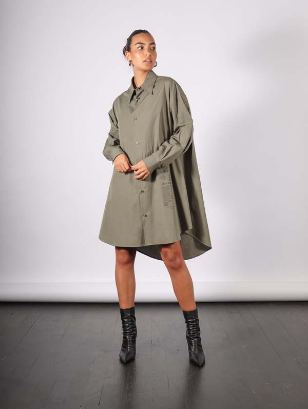 margiela shirt dress Maison Margiela Shirt Dress - Green