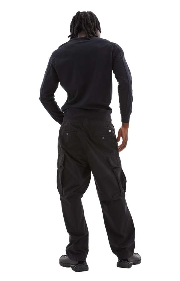 C.P. Company Microreps Loose Cargo Pants - Black | Garmentory