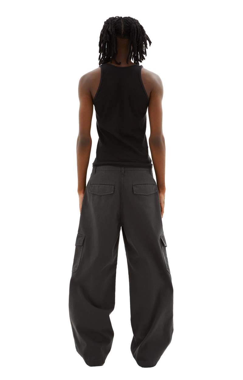Acne Studios Twill Cargo Pants - Dark Grey | Garmentory