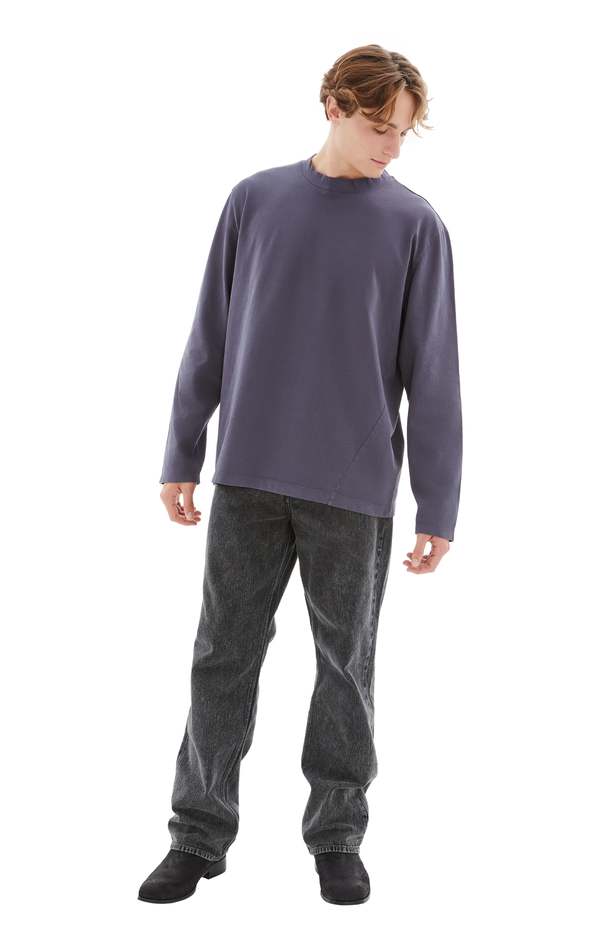 Our Legacy Twisted Long Sleeve T-Shirt - Purple | Garmentory