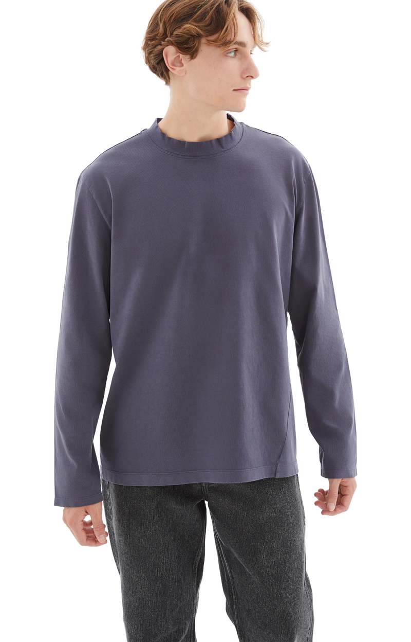 Our Legacy Twisted Long Sleeve T-Shirt - Purple | Garmentory