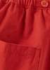 Kids Caramel ARALIA CHILDREN'S COTTON TWILL SKIRT - RUST - Thumbnail 4