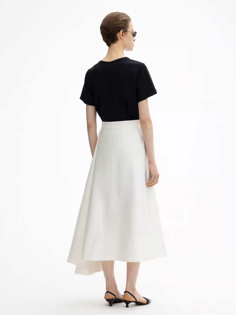 スカート 1989 STUDIO Long asymmetric skirt white 1989 STUDIO Long Asymmetric Skirt in White | Lyst