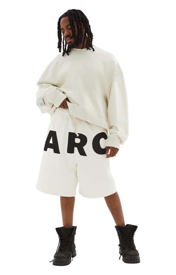 B1archive Skate Drawstring Short - Ecru