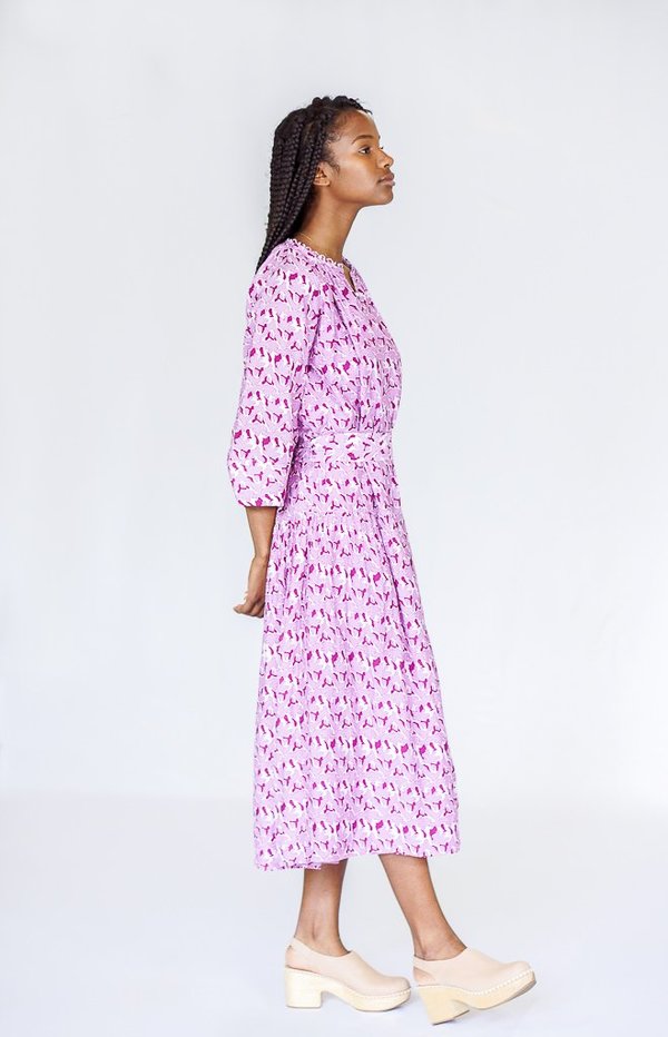 Apiece Apart Stella Shirred Tiers Dress Apiece Apart Stella Shirred Tiers Dress