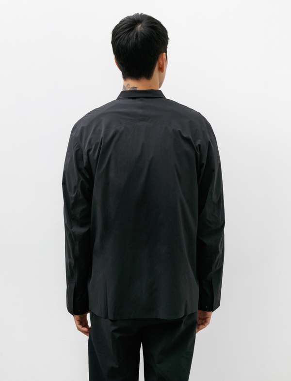 Veilance Metry LS Shirt - Black | Garmentory