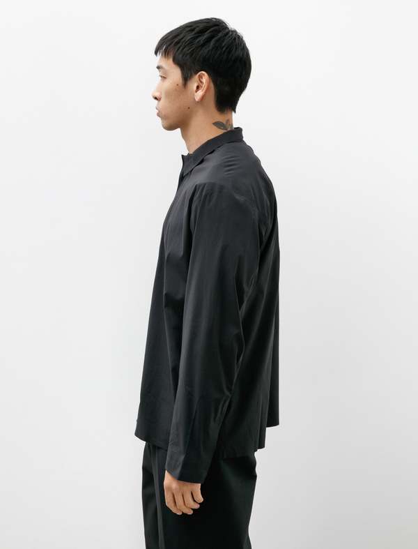 Veilance Metry LS Shirt - Black | Garmentory