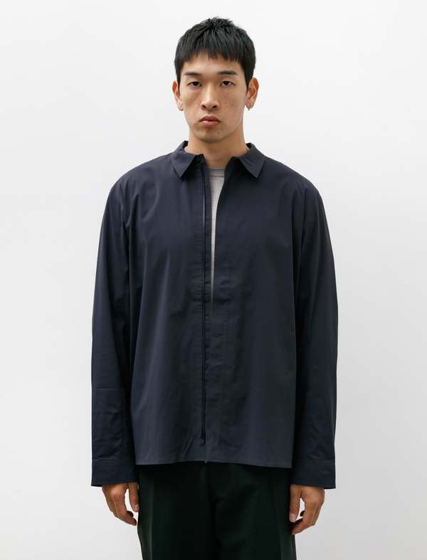 Veilance Metry LS Shirt - Black Sapphire | Garmentory