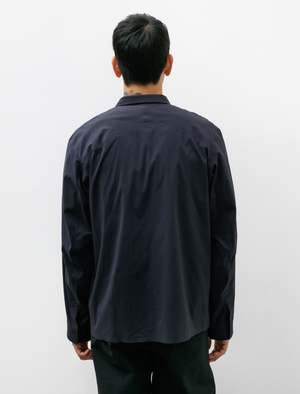 Veilance Metry LS Shirt - Black Sapphire | Garmentory