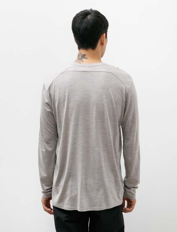 Veilance Mens Frame LS Shirt - Rune Heather | Garmentory