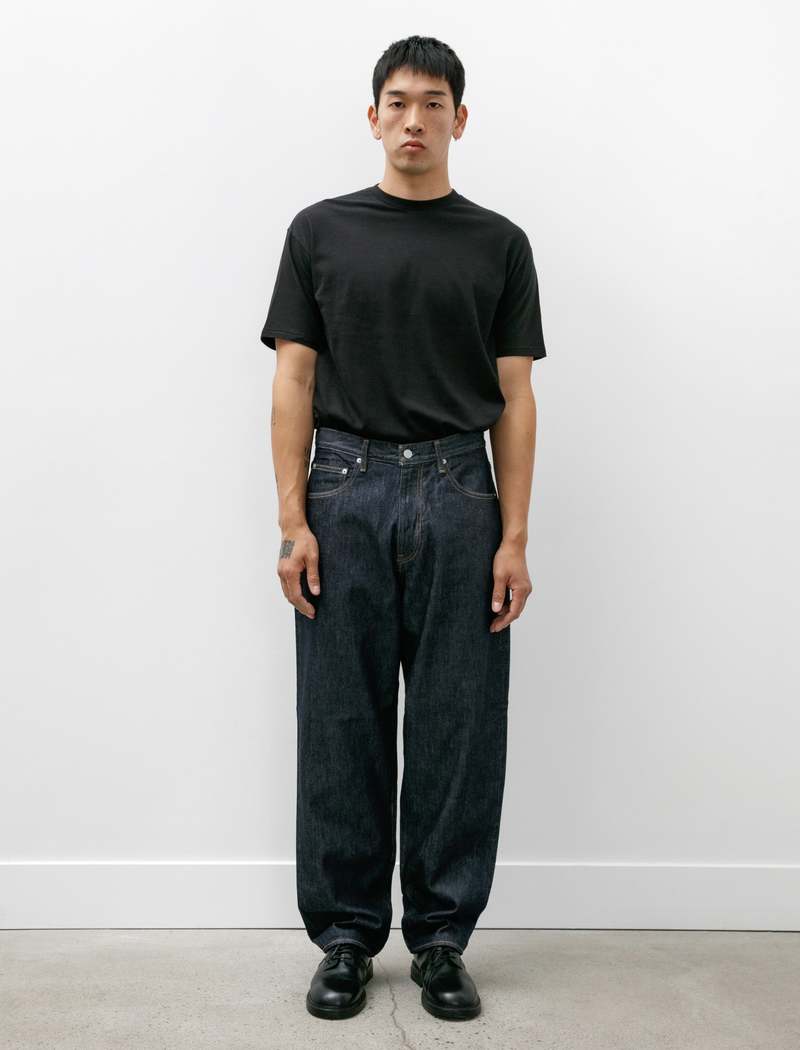 【AURALEE】HARD TWIST DENIM WIDE PANTS AURALEE Hard Twist Denim Wide Pants Indigo | HAVEN