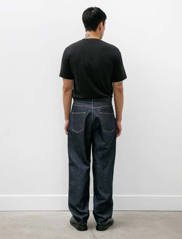 Auralee Hard Twist Denim Wide Pants - Indigo | Garmentory