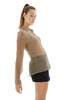 MARINE SERRE Moon Diamant Silk Blouse - Beige - Thumbnail 2