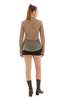 MARINE SERRE Moon Diamant Silk Blouse - Beige - Thumbnail 3