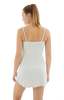 Joah Brown Slip Dress - Pearl Grey - Thumbnail 4