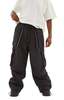 B1archive Wide Leg Cargo - Black - Thumbnail 5