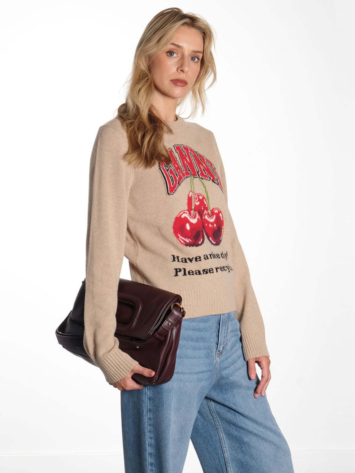 Ganni-Graphic-Cherry-O-neck-