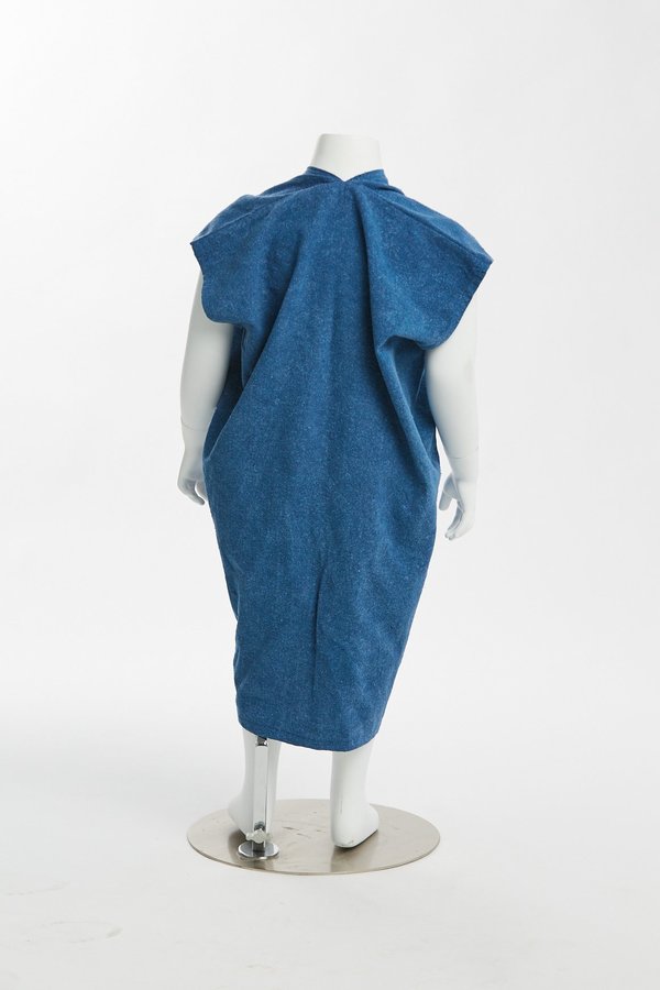 Kids Miranda Bennett Zero Waste Everyday Dress - Silk Noil in Indigo Kids Miranda Bennett Zero Waste Everyday Dress - Silk Noil in Indigo