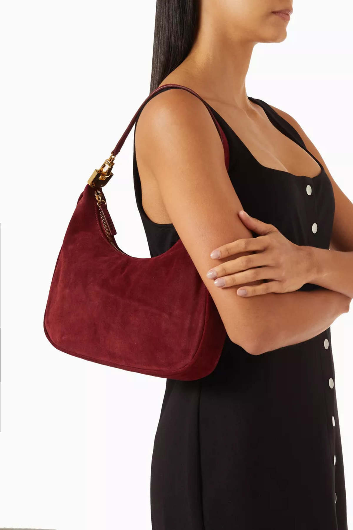 Staud Sylvie Shoulder Bag - Pinot | Garmentory