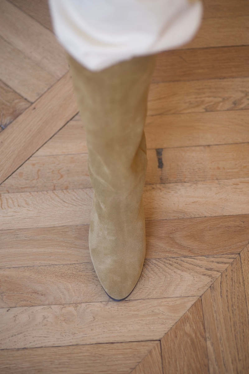 Anne Thomas Mimo Long Boots - Tan