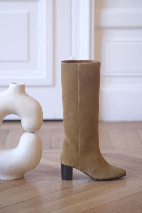 Anne Thomas Mimo Long Boots - Tan
