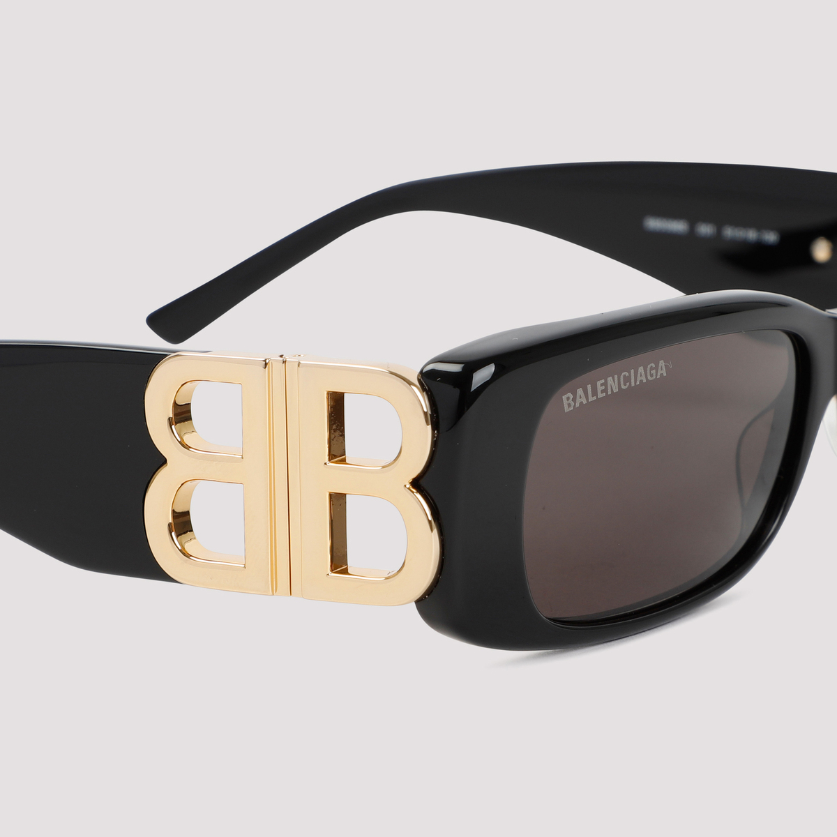 送料込み+BALENCIAGA+DYNASTY RECTANGLE サングラス ホワイト の ウィメンズ Dynasty Rectangle サングラス