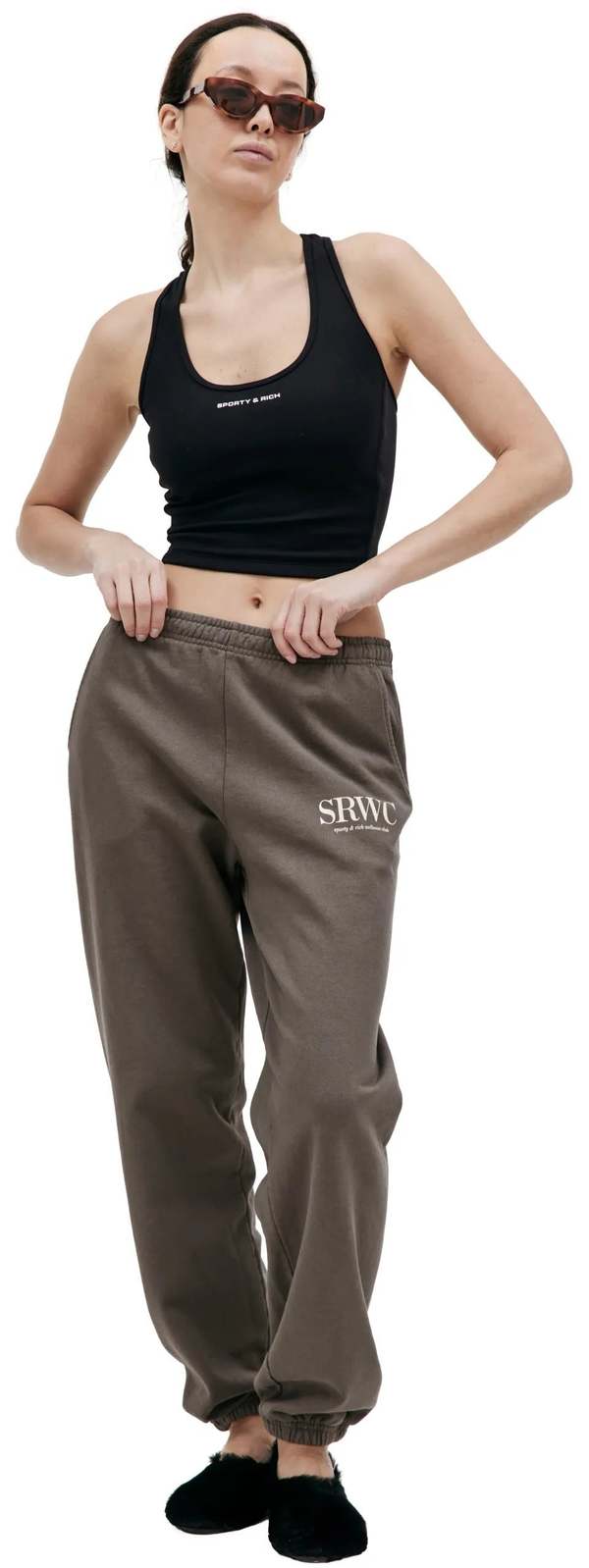 トレーナー+スウェット SPORTY&amp;RICH  UPPER EAST SIDE SWEATPANTS Sporty & Rich Upper East Side Sweatpants – On Sale Now with Up to
