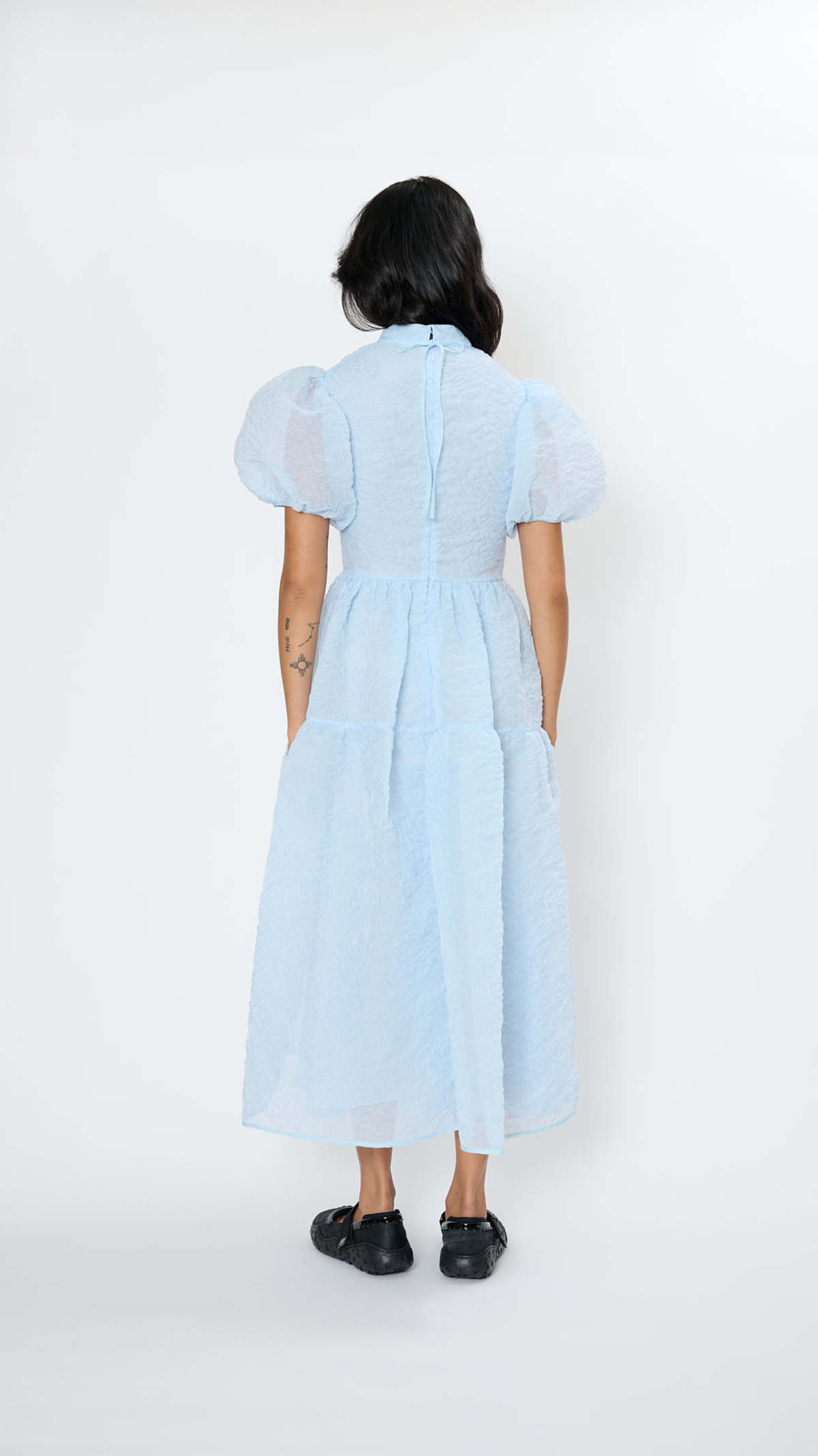 Cecilie Bahnsen Kelly Dress - Light Blue | Garmentory