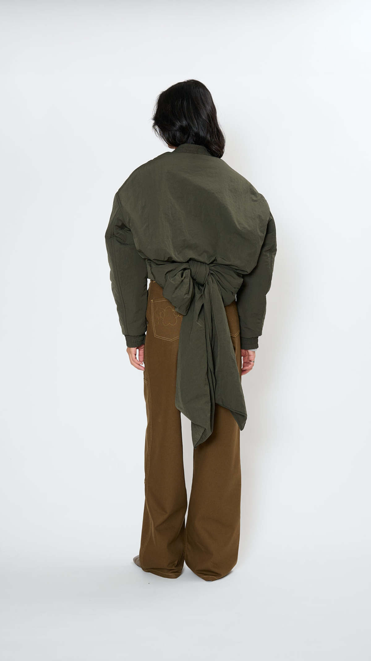 Cecilie Bahnsen Ubon Jacket - Grey Olive | Garmentory