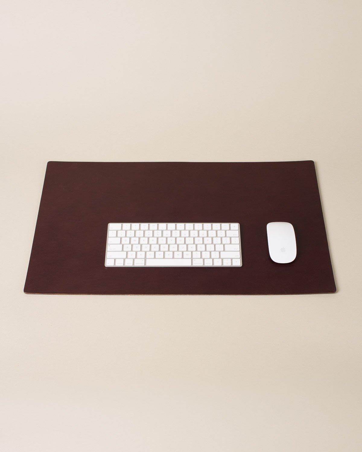 Leather Desk Pad Dark Brown Garmentory