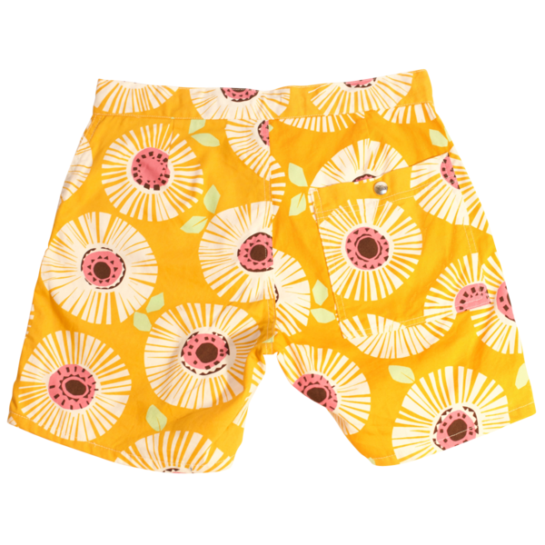 Local Shorts, Yellow Flower Local Shorts, Yellow Flower