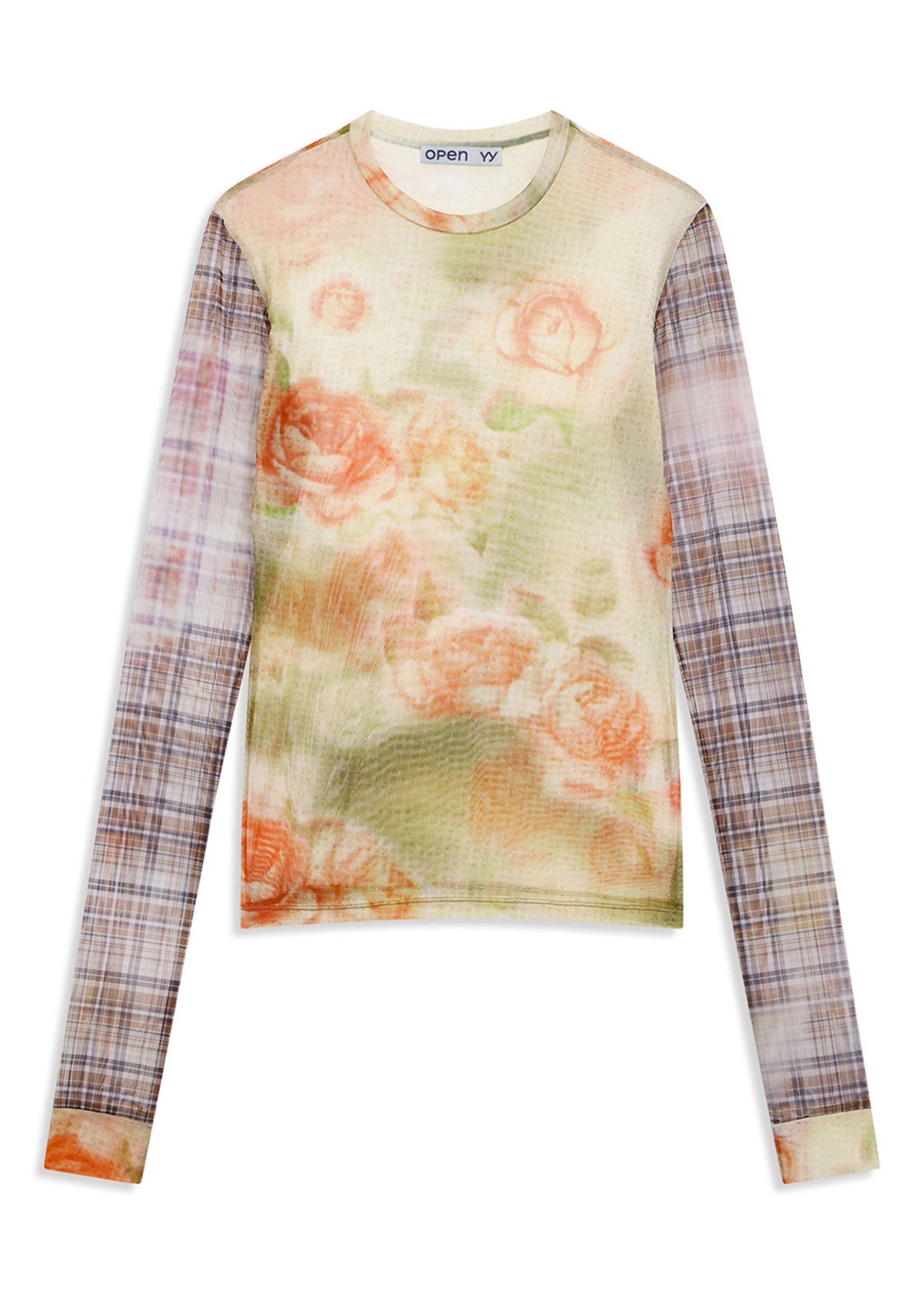 OPEN YY Printed Longsleeve T-Shirt - Multi-pattern | Garmentory