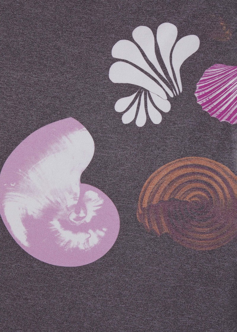 Theopen Product Sea Shell Midi Skirt - Purple | Garmentory