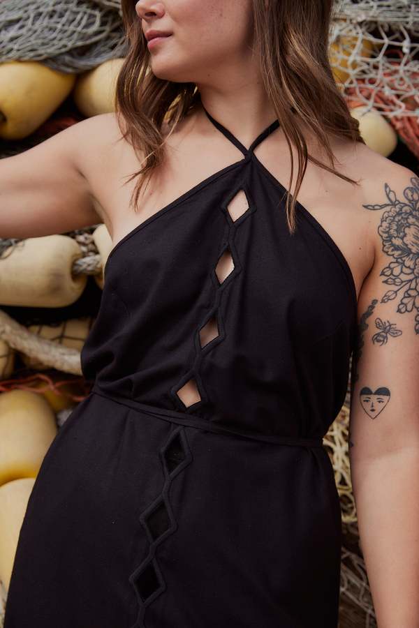 Baserange Cessa Ligo Dress - Black | Garmentory