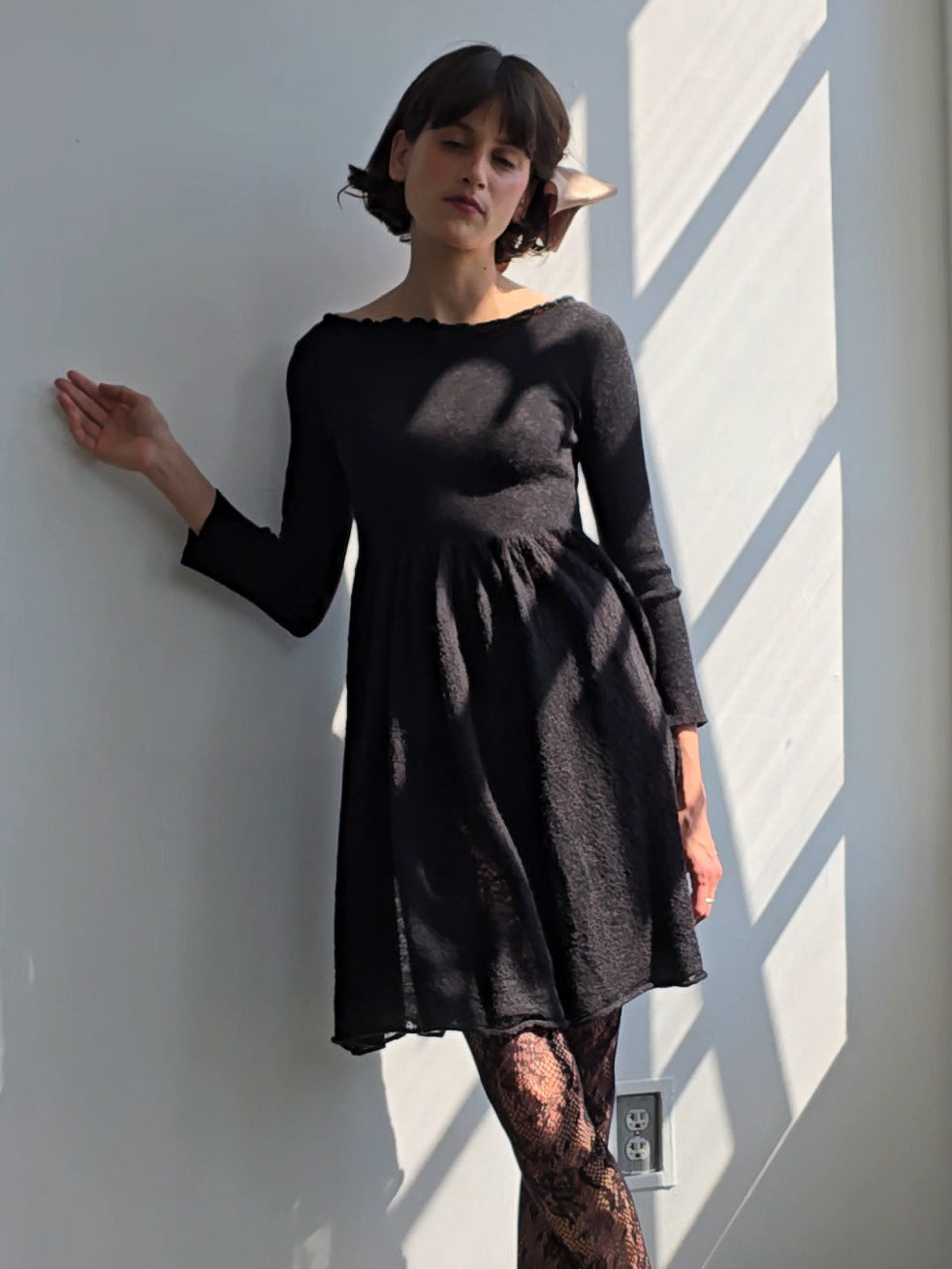 Miu Miu Knit Dress - Charcoal