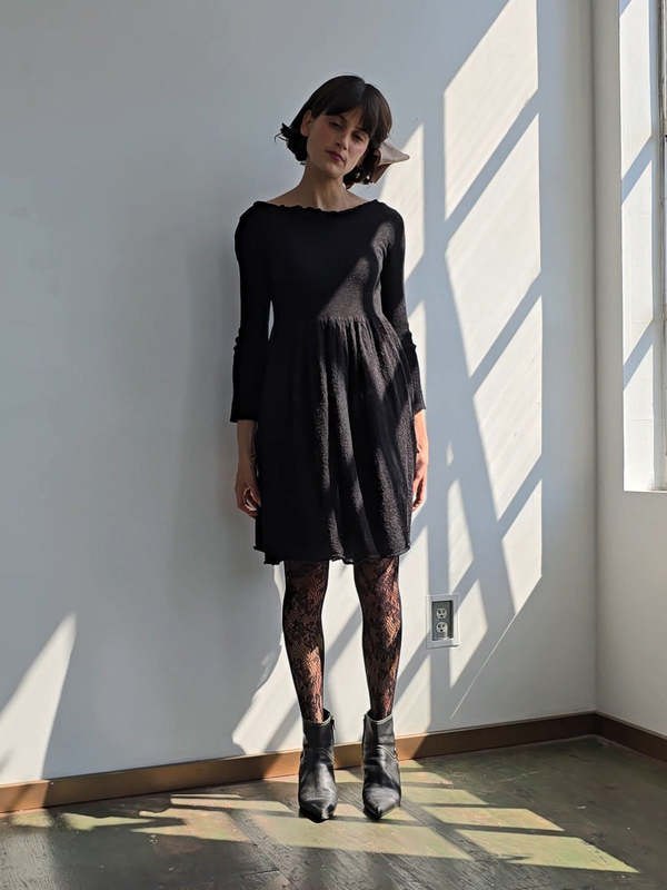 Miu Miu Knit Dress - Charcoal on Garmentory Miu Miu Knit Dress - Charcoal on Garmentory