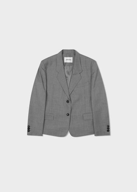 [LOW CLASSIC] / ☆ 24SS OVERSIZED 3-BUTTON WOOL BLAZER/BLACK LOW CLASSIC SS24 Oversized Boxy Blazer - Black | Garmentory