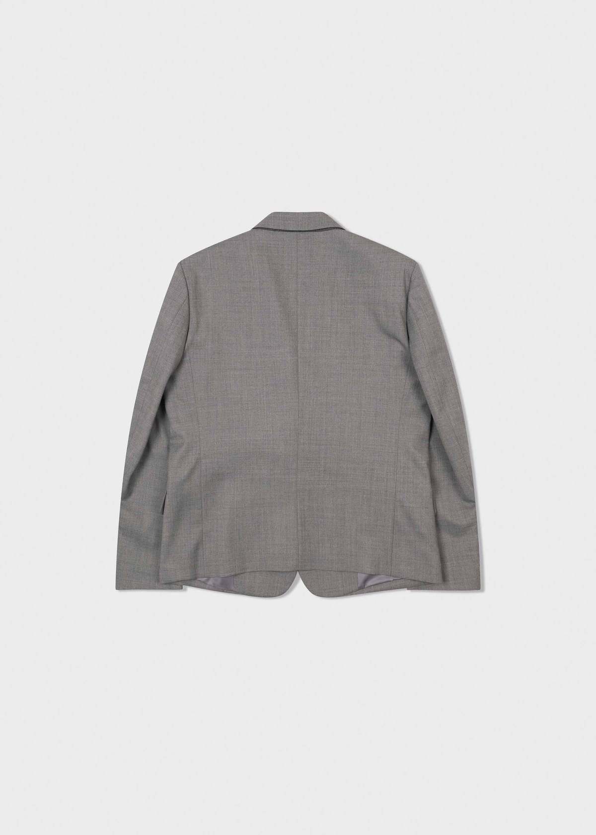 [LOW CLASSIC] / ☆ 24SS OVERSIZED 3-BUTTON WOOL BLAZER /GREY LOW CLASSIC SS24 Oversized Boxy Blazer - Grey | Garmentory