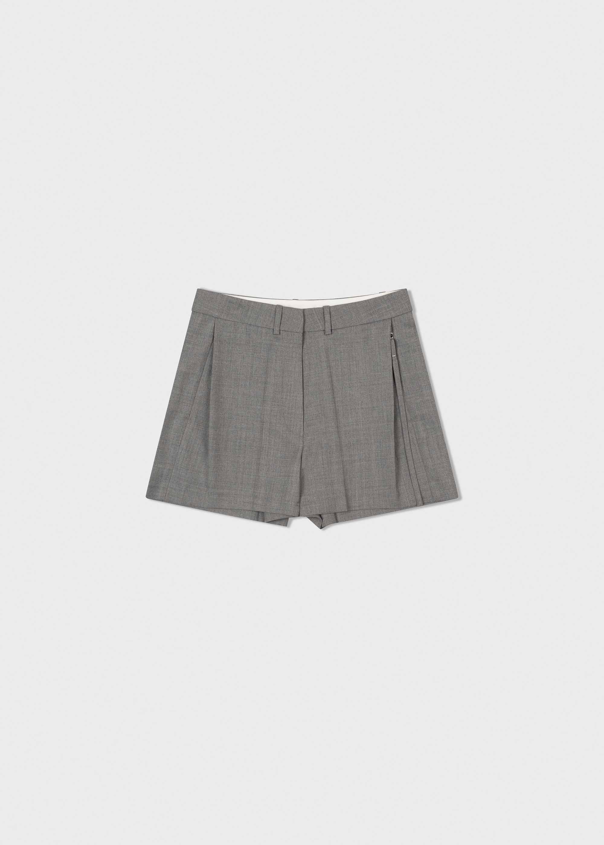 パンツ MASU 24AW \"FLOCKY WEB PLEATED SHORTS\" MASU 24AW FLOCKY WEB PLEATED SHORTS
