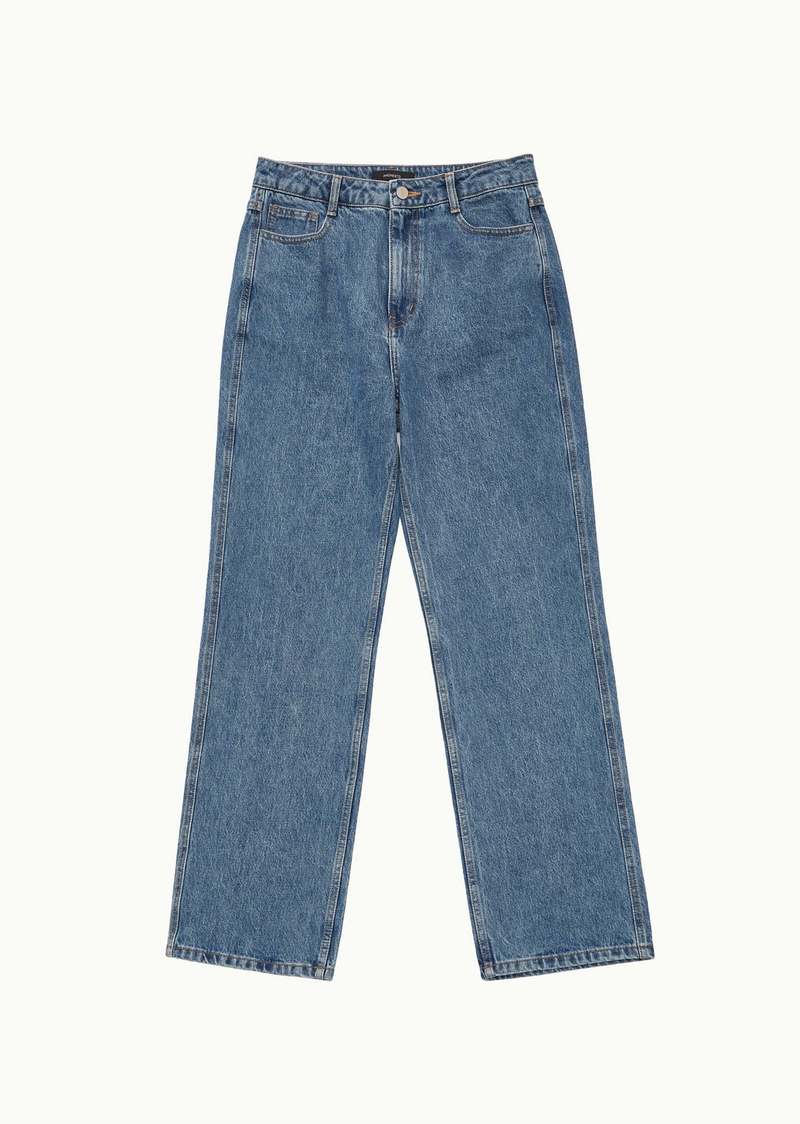 デニム・ジーパン +AMOMENTO+ STRAIGHT FIT DENIMMIDBLUE AM23FWW02DNMIDBLUE AMOMENTO GLOBAL