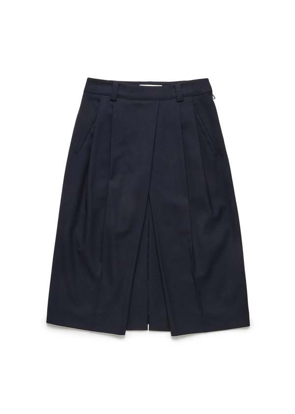 Dunst Pleated Midi Skirt - Navy