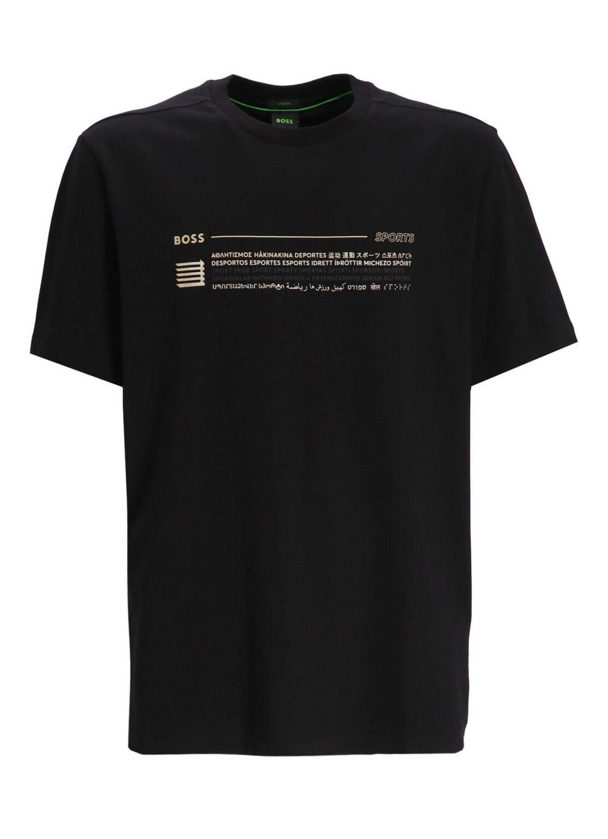 black and gold boss t shirt