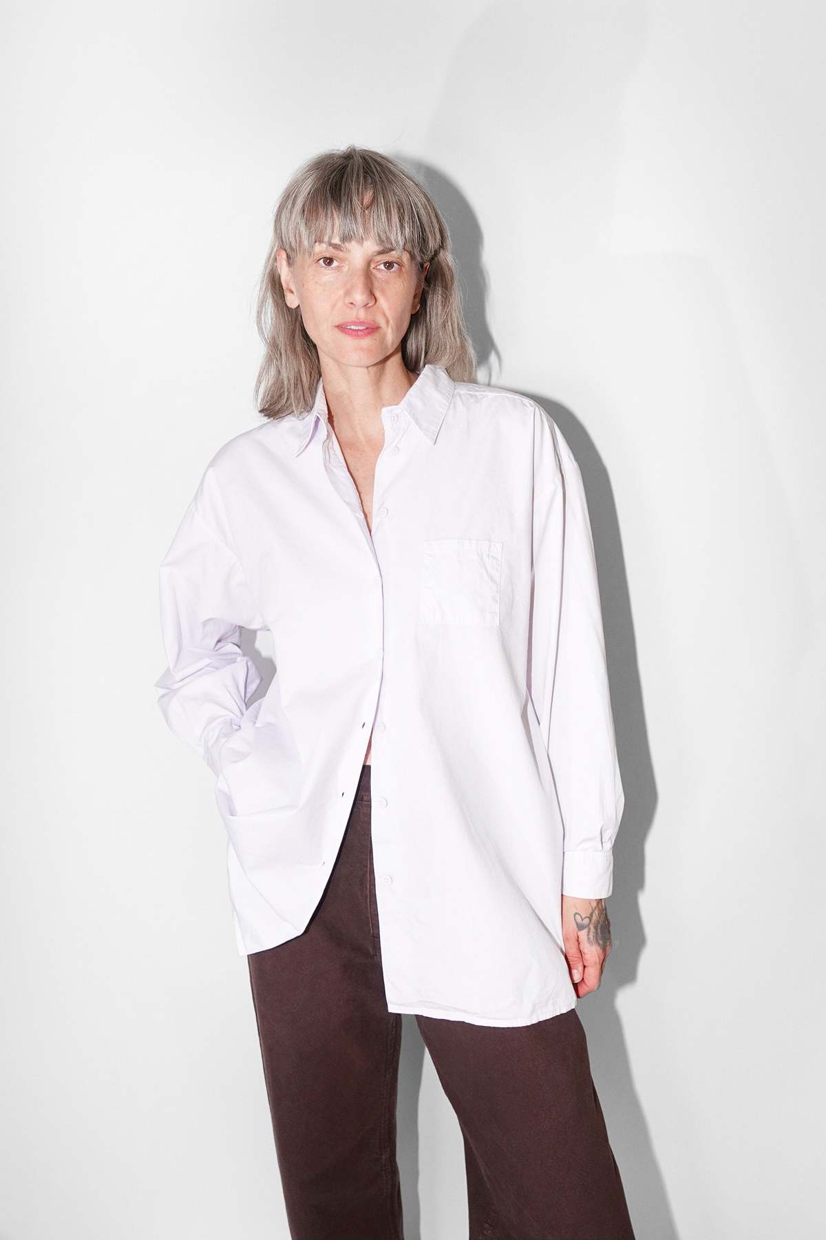 Jesse Kamm Painter Shirt - Lilac Haze | Garmentory