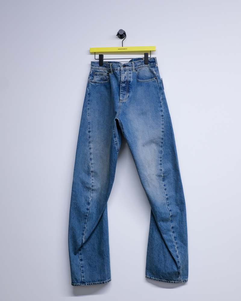 Maison Margiela Blue 5Pocket Diagonal Seam Jeans - Blue | Garmentory