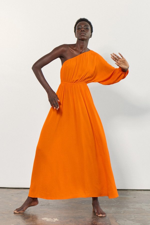 Mara Hoffman Vera Coverup dress in orange Mara Hoffman Vera Coverup dress in orange